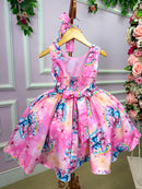 Vestido Tematicos Kids Stitch e Angel Rosa