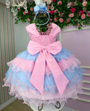 Vestido Ysa Kids Lauren Rosa - Colorido - Candy