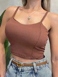 Cropped Feminino de Alça Andrea Ref.1080