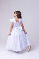 Vestido Ysa Kids Ariane Longo Branco