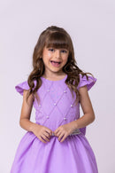 Vestido Ysa Kids Ariane Longo Lilás