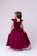 Vestido Ysa Kids Ariane Longo Marsala