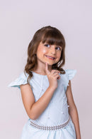 Vestido Ysa Kids Ariane Longo Verde Porto Fino