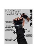 LUVA HAND GRIP CROSSFIT CROSS PULL UP LPO ACADEMIA PROFISSIONAL PRETA,P