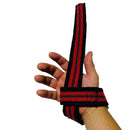 Tala 100% Algodão. P/ Musculação Academia Funcional musculação o Profissional PRETO COM VERMELHO
