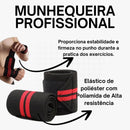 MUNHEQUEIRA DE CROSSFIT/PROFISSIONAL/PROTETOR DE PUNHO/ELÁSTICO PARA TREINO/ACADEMIA VERMELHO