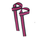 Tala 100% Algodão. P/ Musculação Academia Funcional musculação o Profissional PRETO COM ROSA