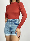 Body Feminino em Ribana Manga Longa e Gola Alta Jeniffer Ref. 1469
