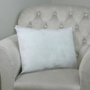 Refil Enchimento de Almofada Retangular 1 Peça 60cm x 40cm 100% Poliéster Fibra Siliconada Revestimento TNT Branco