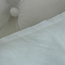 Refil Enchimento de Almofada Retangular 1 Peça 60cm x 40cm 100% Poliéster Fibra Siliconada Revestimento TNT Branco