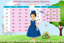Vestido Enjoy Longo Regata Lilás