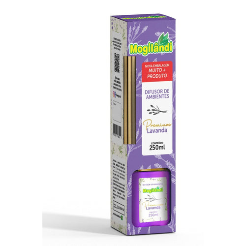 Difusor de Ambiente Premium Mogilândi Lavanda 250ml