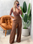 Cropped em Suplex Manga Longa com Gola Boba Sara Ref. 1548