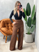 Cropped em Suplex Manga Longa com Gola Boba Sara Ref. 1548