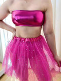 Top Faixa Feminino Metalizado Claudinha ref.28