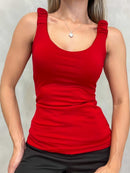 Blusa Feminina Suplex Alça Franzida Liliane Ref. 1247