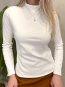 Blusa em Ribana Manga Longa Térmica de Gola Sara Ref. 1530