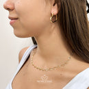 BRINCO ARGOLINHA DE CORAÇÃO (27MM) BANHADO A OURO 18K