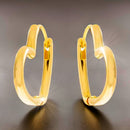 BRINCO ARGOLINHA DE CORAÇÃO (27MM) BANHADO A OURO 18K