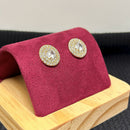 BRINCO PIZZA PONTO DE LUZ BANHADO A OURO 18K