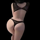 Body Feminino com Recorte na Cintura em Malha Elástica