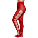 Meia Calça com Abertura nas Laterais detalhes em Strass - Yaffa Lingerie