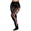 Meia Calça com Abertura nas Laterais detalhes em Strass - Yaffa Lingerie