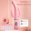 Vibrador 3 em 1 Feminino Recarregável – Estímulo Clitoriano, Anal e Ponto G