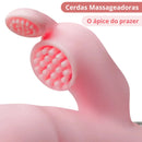 Vibrador 3 em 1 Feminino Recarregável – Estímulo Clitoriano, Anal e Ponto G