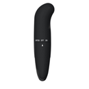 Vibrador de Ponto G Preto em ABS 12cm com Vibração Potente