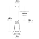 Vibrador Recarregável com Movimento Vai e Vem, Vibração e Controle por App – LOVENSE Gravity