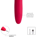 Vibrador Recarregável Golfinho com 10 Modos de Vibração – Estimulador Ponto G em Silicone Aveludado