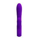 Vibrador Recarregável Ponto G com Alça Metalizada e Estimulador Clitoriano – PRETTY LOVE JERSEY