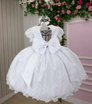 Vestido Marie Branco Bolinhas