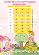 Vestido Temáticos Infantil Luxo Bobbie Goods