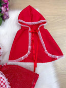 Romper/Vestido Princesa Belli Tematico Chapeuzinho Vermelho