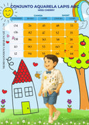 Camisa Miss cherry Meninos - Lapis Aquarela ABC