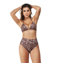Biquini Cortininha Hotpants Animal Print