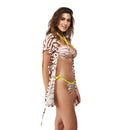 Saída Zebra, Saída de praia em tule, L'evo