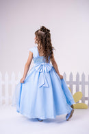 Vestido Giovanella/Giovanela Longo Valentina Azul Bebe