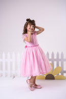 Vestido Infantil Menina Bonita Beatriz Rosa Bebe