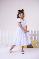 Vestido Infantil Menina Bonita Betania Branco