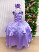 Fantasia Longa Princesa Belli Rapunzel Modelo 3