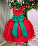 Vestido Marie Aurora Natalino Vermelho - Natal