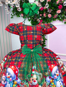 Vestido Marie Magia De Natal Vermelho