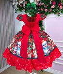 Vestido Marie Magia De Natal Vermelho