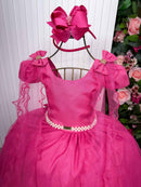 Vestido Banana Club Longo Diamante Pink