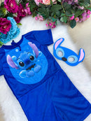 Fantasia Menino Stitch Azul