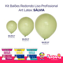 Kit 3 Pacotes Balões Bexigas Redondo Liso Profissional – 5" , 9" e 16" – Art Latex