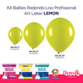 Kit 3 Pacotes Balões Bexigas Redondo Liso Profissional – 5" , 9" e 16" – Art Latex